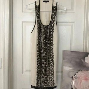 Alexander Wang Black and Cream Dress